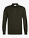 PROFUOMO Polo lange mouw Dark green