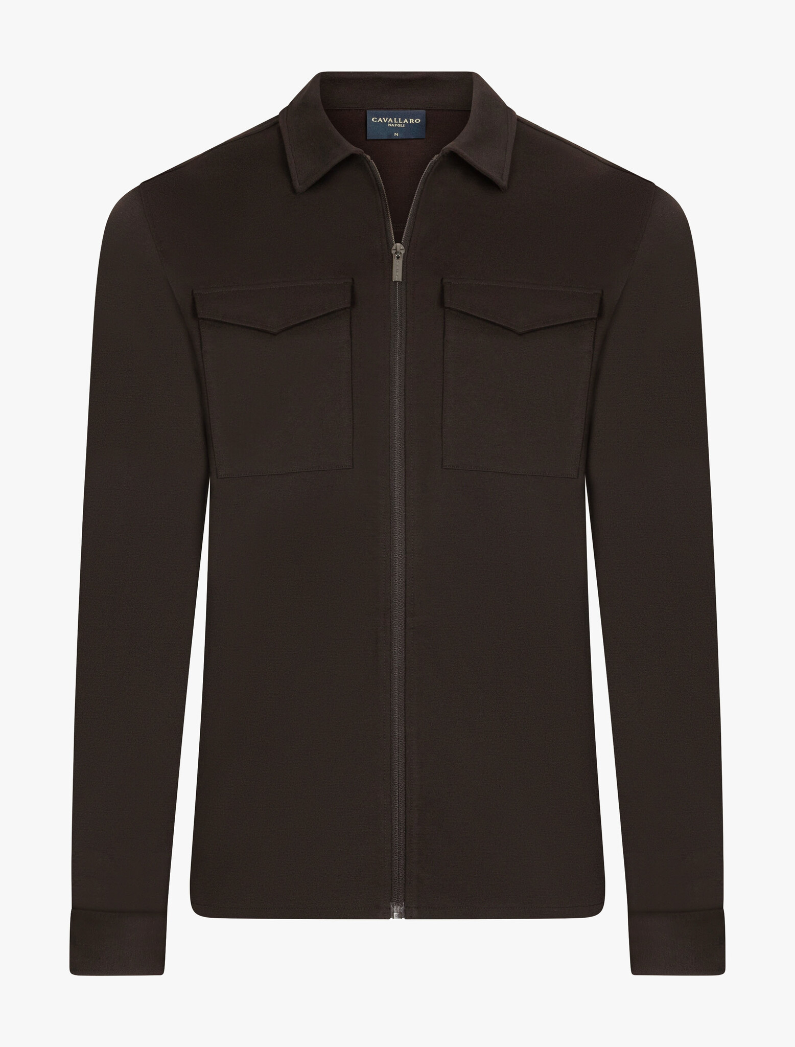 CAVALLARO  Zeradino overshirt dark brown