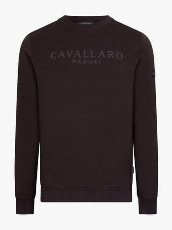 CAVALLARO Sanago r neck sweat dark brown