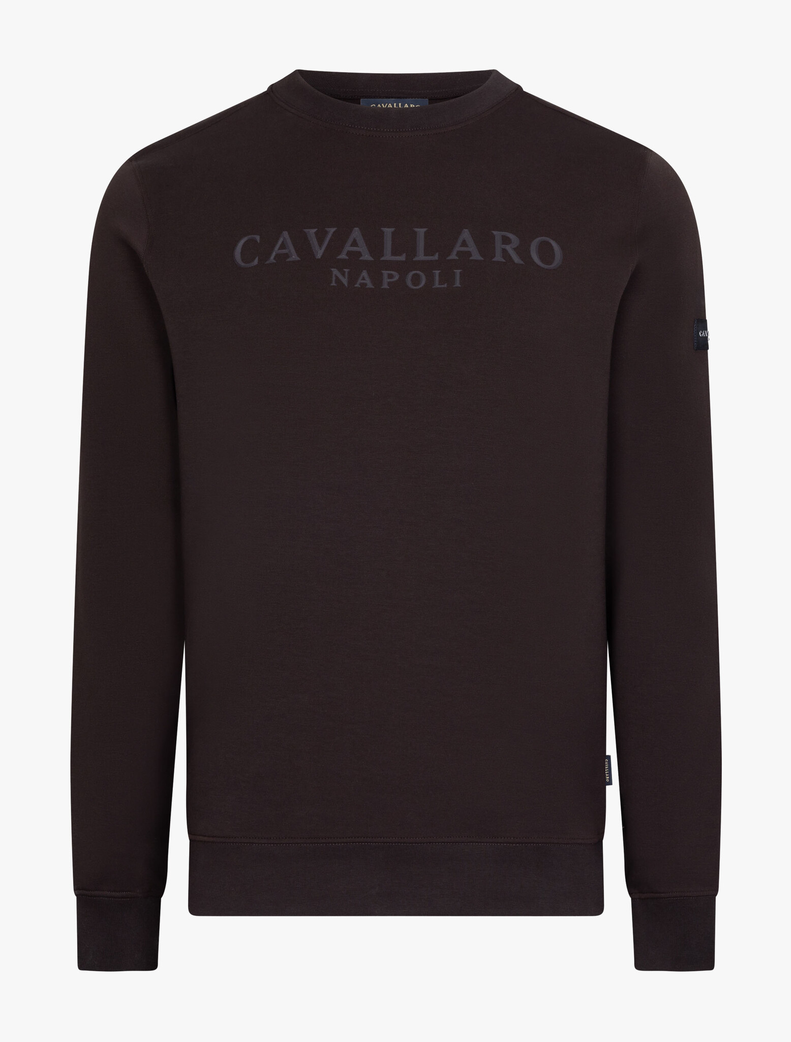 CAVALLARO Sanago r neck sweat dark brown