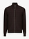 CAVALLARO  Gioni full zip cardigan dark brown