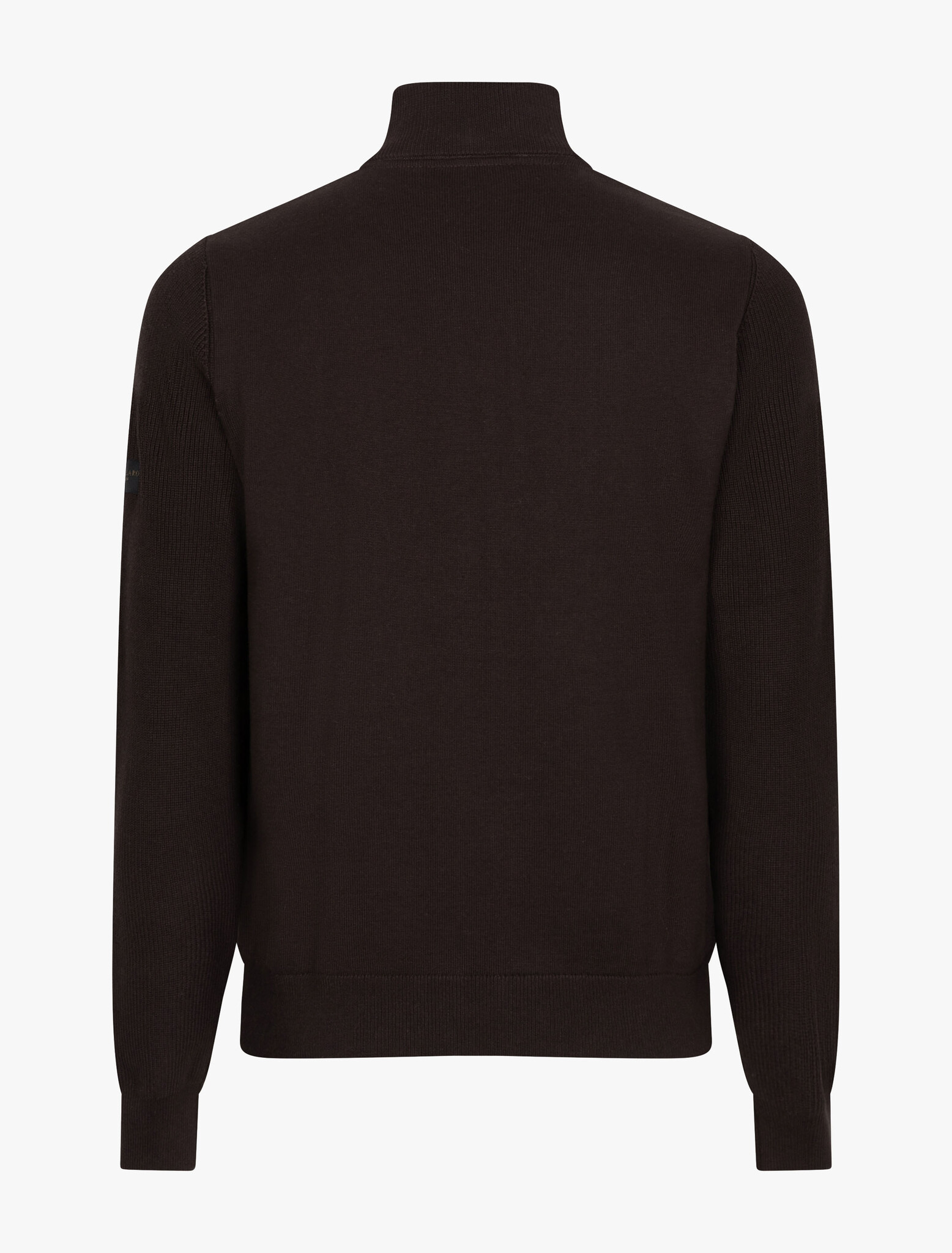 CAVALLARO  Gioni full zip cardigan dark brown