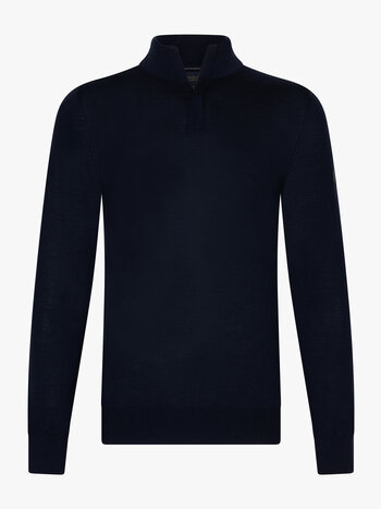 CAVALLARO Saronno half zip pullover dark blue