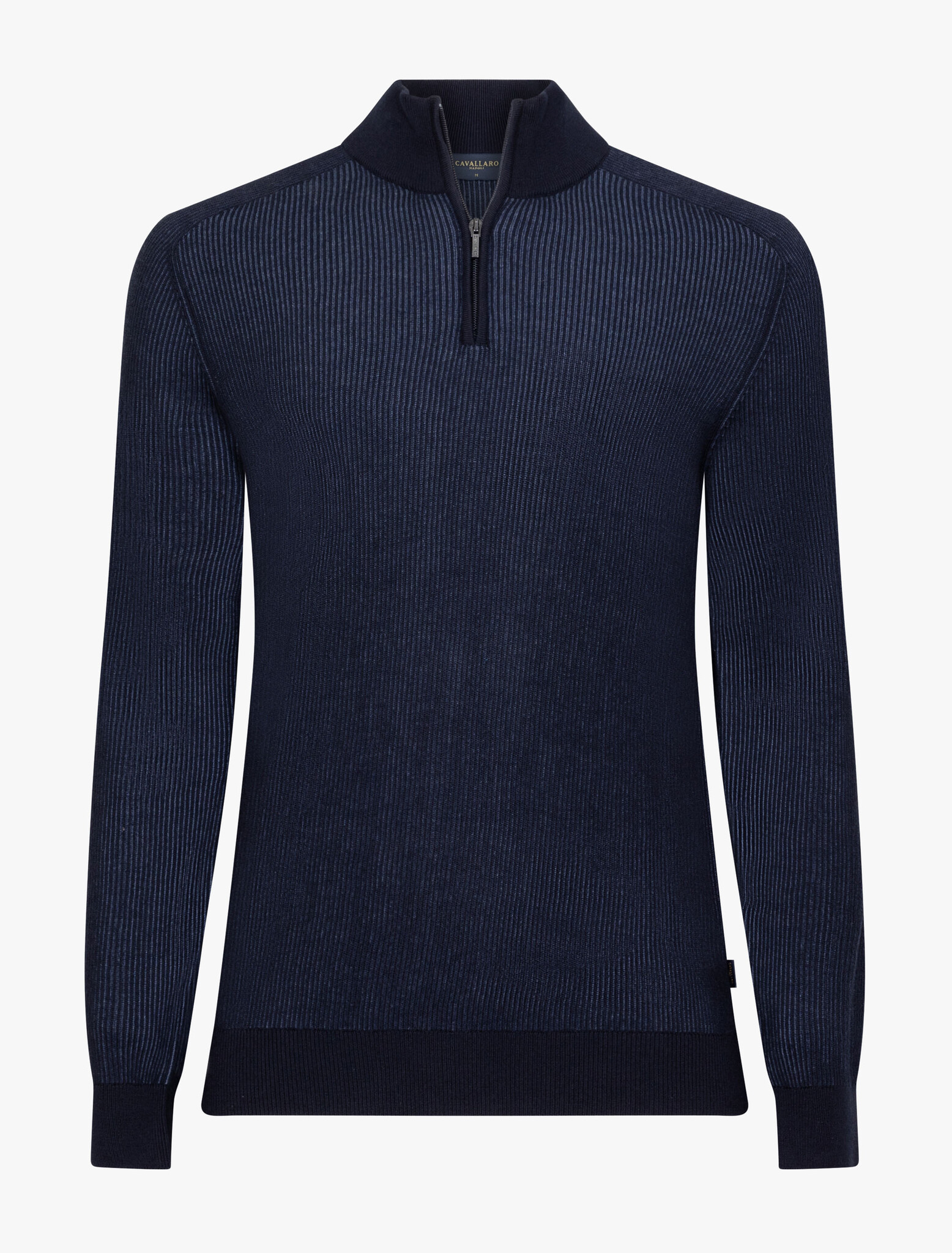 CAVALLARO  Romano half zip pullover dark blue