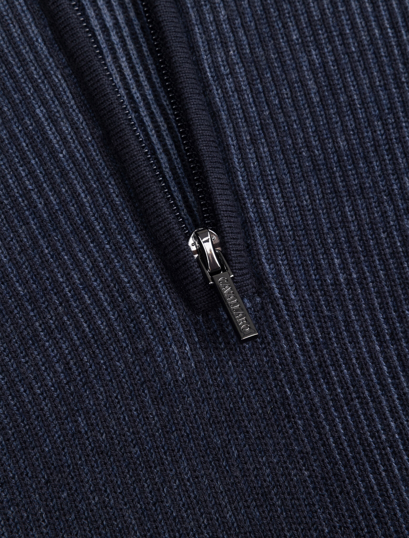 CAVALLARO  Romano half zip pullover dark blue