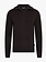 CAVALLARO  Sanmori half zip pullover dark brown