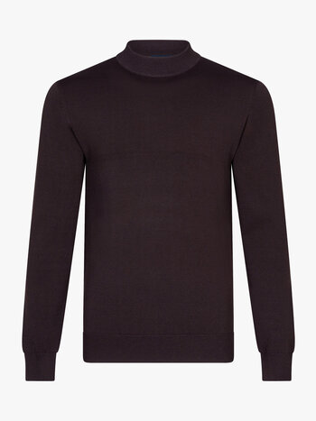 CAVALLARO Milacio turtle neck pullover dark brown