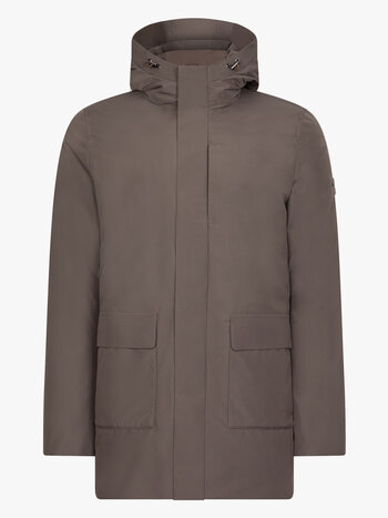 CAVALLARO Villaggio parka dark taupe
