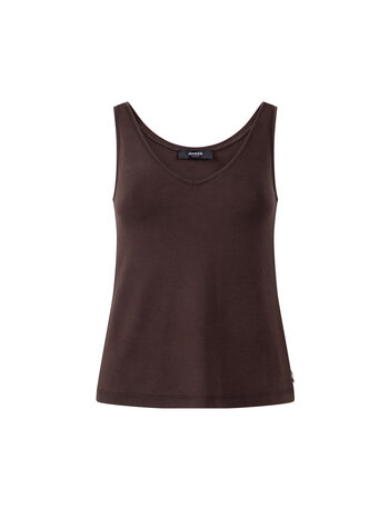 Jansen Amsterdam River singlet tencel dark brown