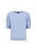 Jansen Amsterdam Manin trui round neckline short sleeve light blue