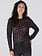 Jansen Amsterdam Kiki top lace shoulderpad long sleeve wine