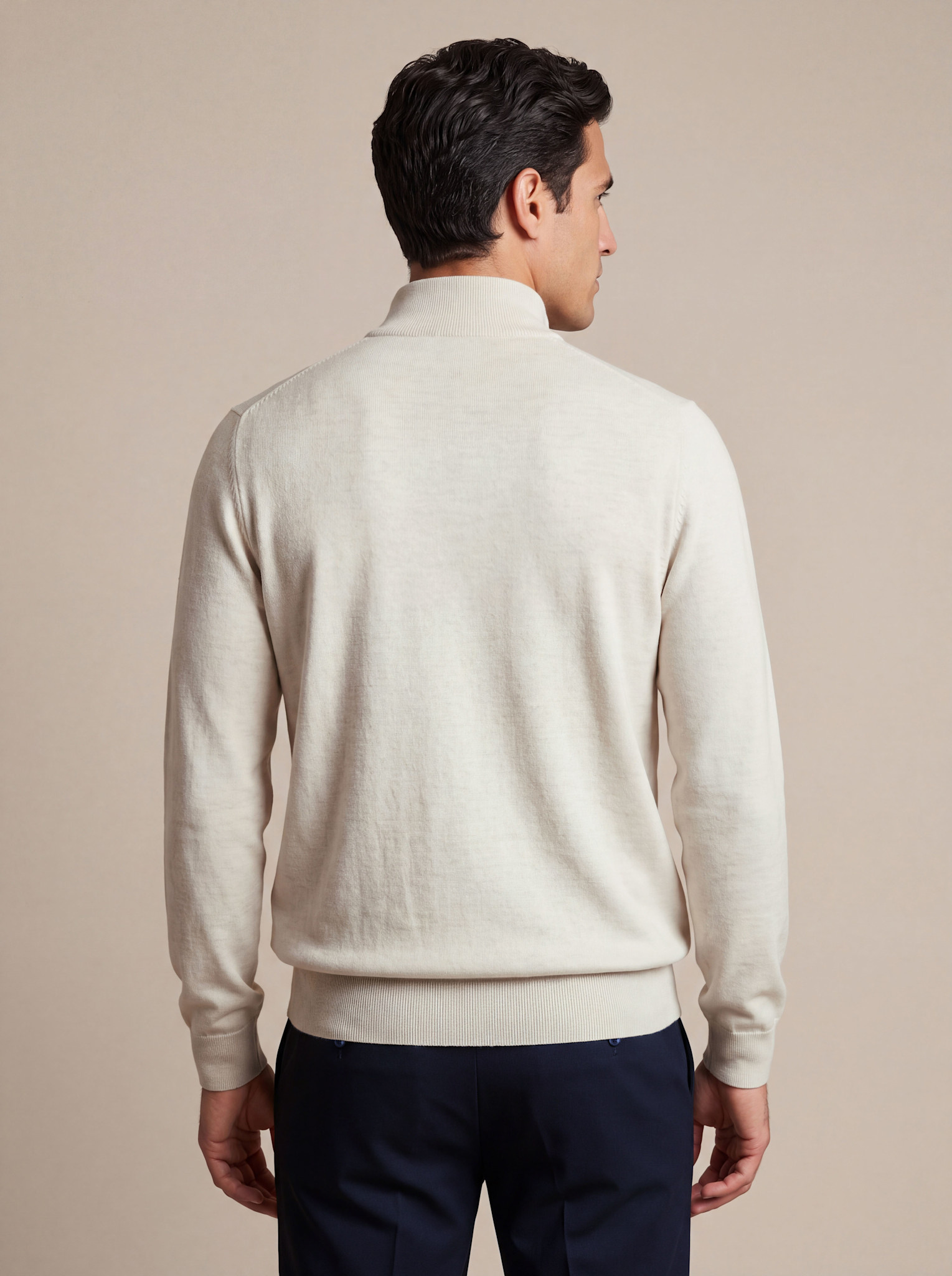 Cavallaro Napoli Merino Half Zip Pullover Kit