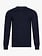 Cavallaro Napoli Merino Round Neck Pullover Dark Blue
