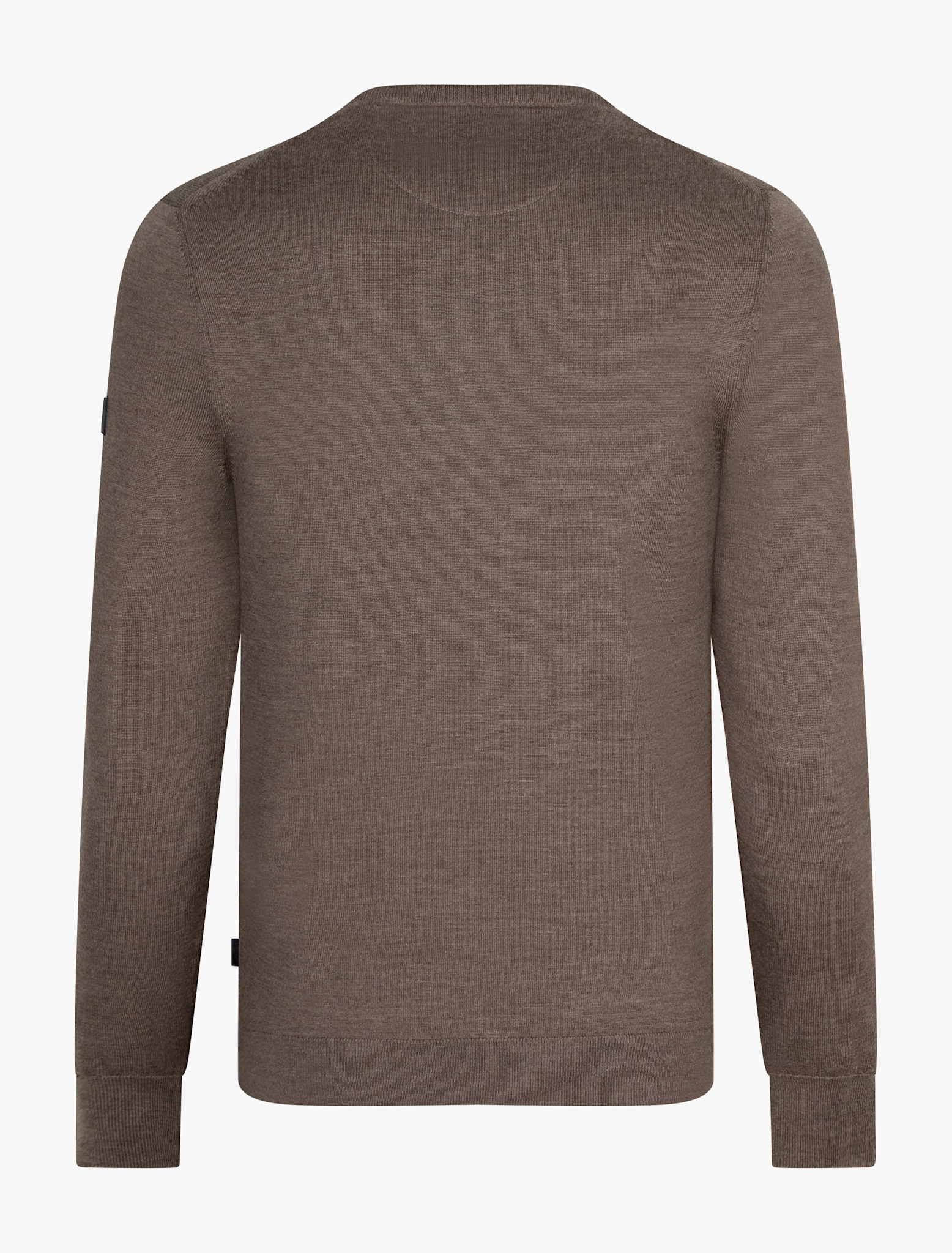 Cavallaro Napoli Merino Round Neck Pullover Taupe