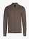 Cavallaro Napoli Merino Full Zip Cardigan Taupe