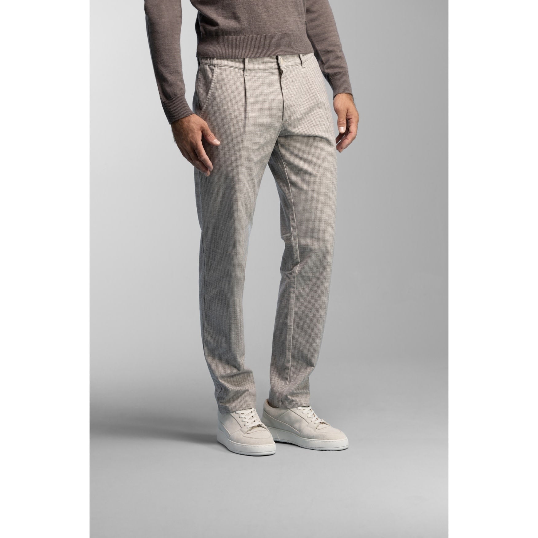 NORTH84 Pleated chino beige
