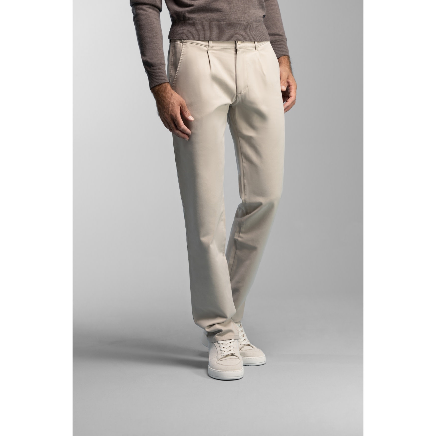 NORTH84  Pleated chino beige