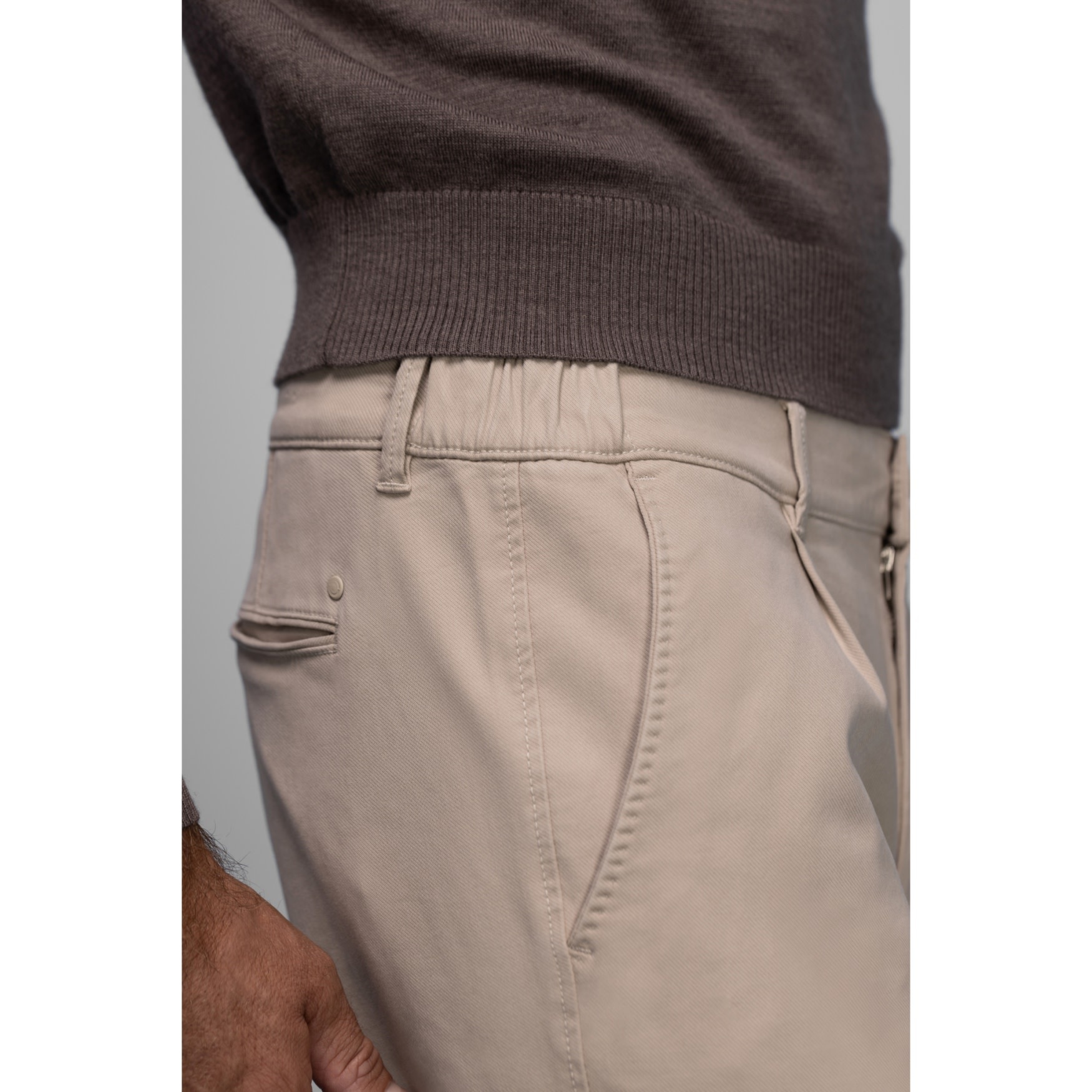 NORTH84  Pleated chino beige