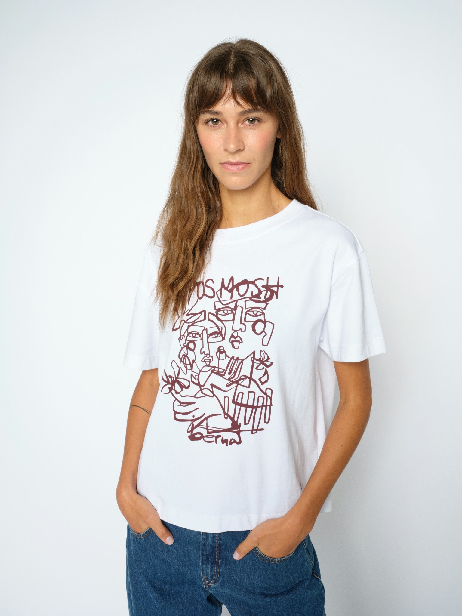 MOS MOSH Bernat T-shirt White