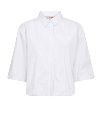 MOS MOSH Maxime Nylah blouse Bright White