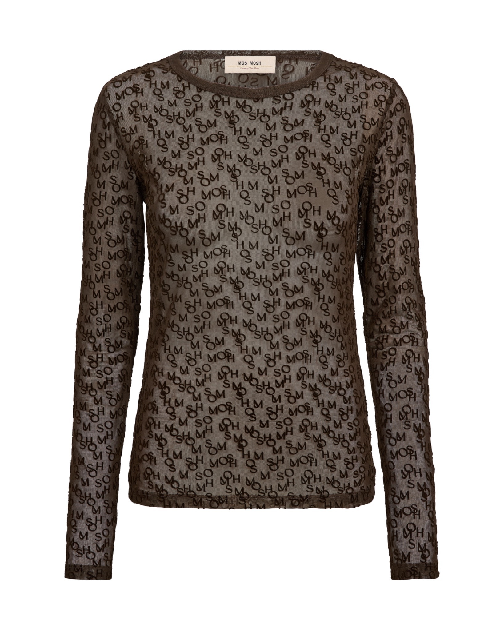 MOS MOSH Loretta Mono Mesh blouse Delicioso