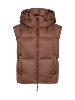 MOS MOSH Kiara Tally donsgilet Downtown Brown