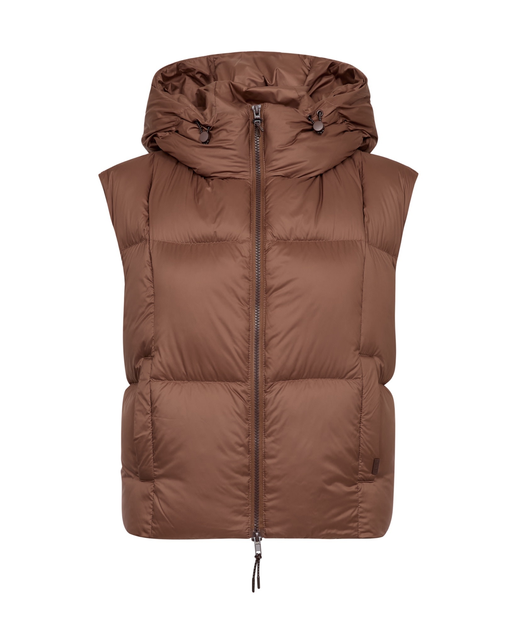 MOS MOSH Kiara Tally donsgilet Downtown Brown