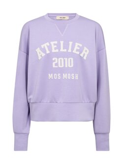 MOS MOSH Nima sweatshirt Violet Tulip