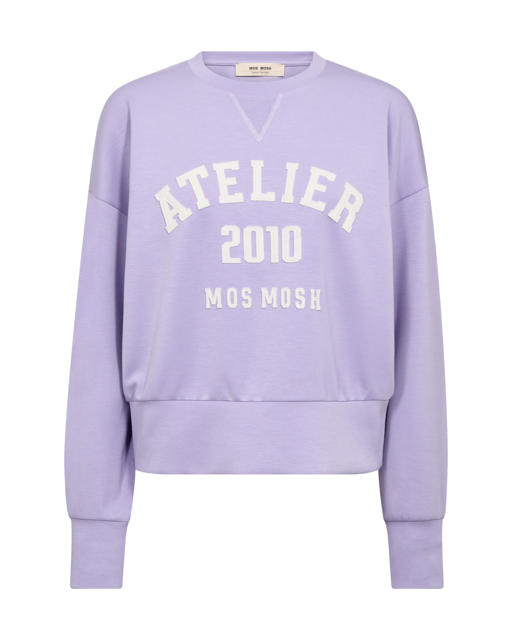 MOS MOSH Nima sweatshirt Violet Tulip