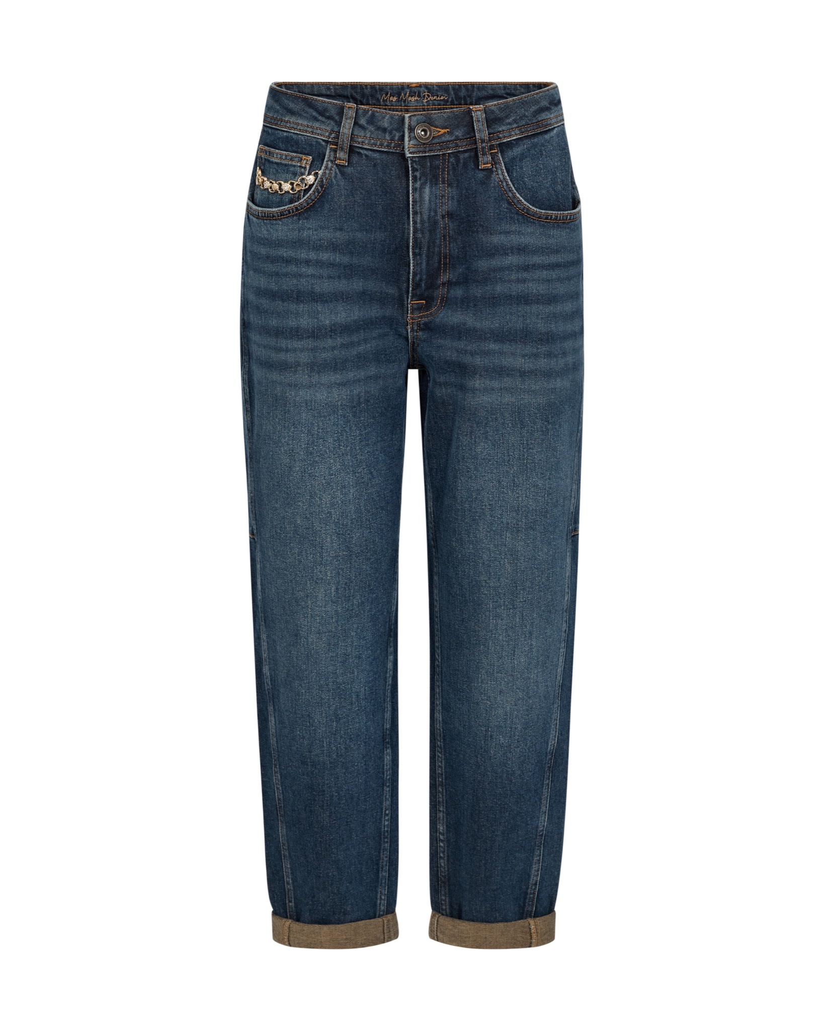 MOS MOSH Aymen Galleon jeans Blue Tint, lengte 30