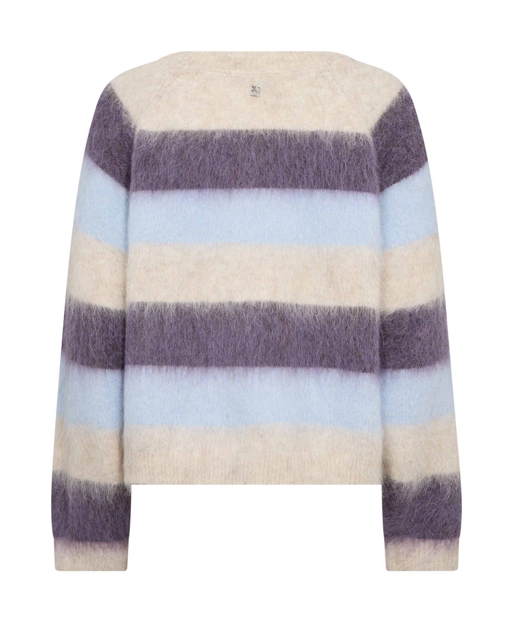 MOS MOSH Suvi Stripe trui Sweet Grape