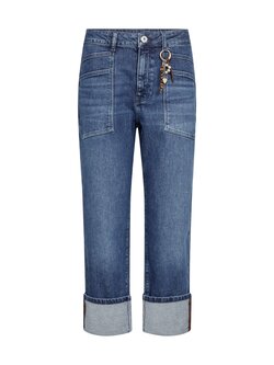 MOS MOSH Rachel Kyoto jeans Blue, lengte 30
