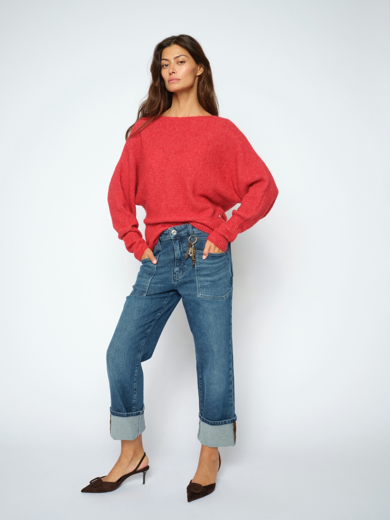 MOS MOSH Rachel Kyoto jeans Blue, lengte 30