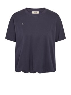 MOS MOSH Elli Balloon T-shirt Salute Navy
