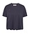MOS MOSH Elli Balloon T-shirt Salute Navy