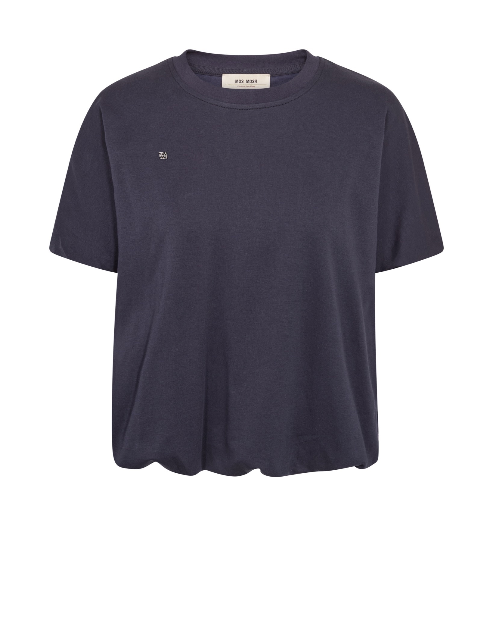 MOS MOSH Elli Balloon T-shirt Salute Navy