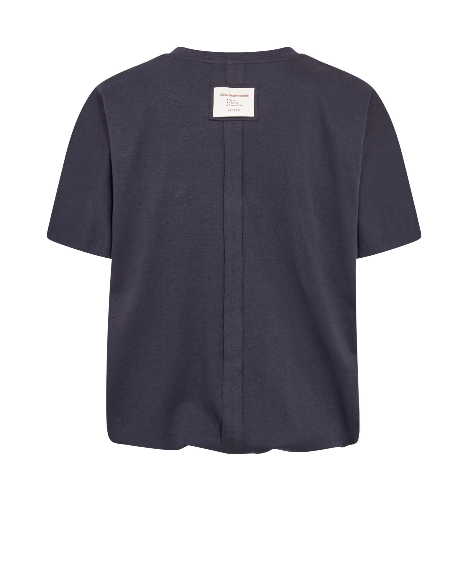 MOS MOSH Elli Balloon T-shirt Salute Navy