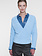 Geisha Overslagtop met harige structuur blauw