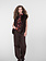 Geisha Straight fit jeans met balloon detail bruin