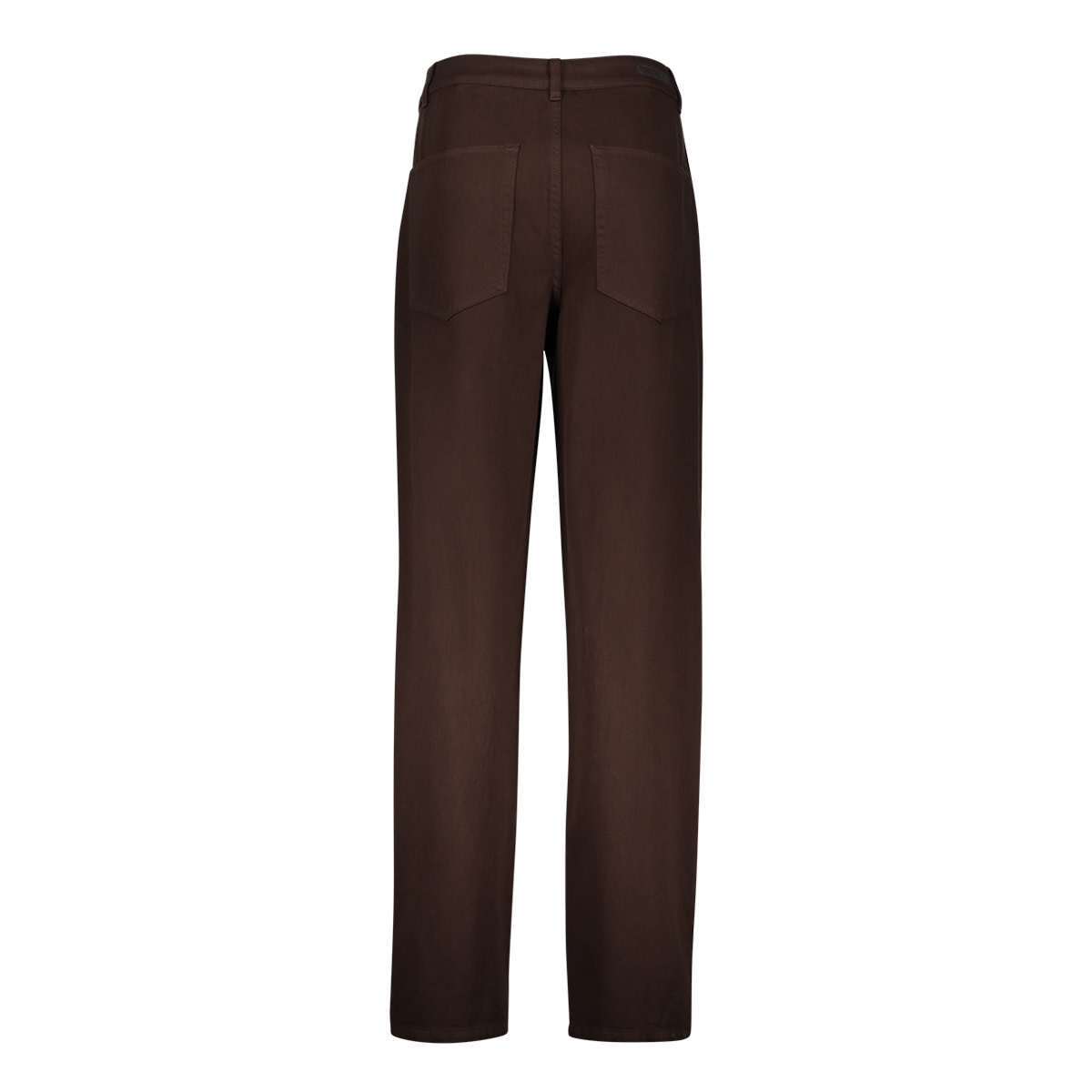 Geisha Straight fit jeans met balloon detail bruin