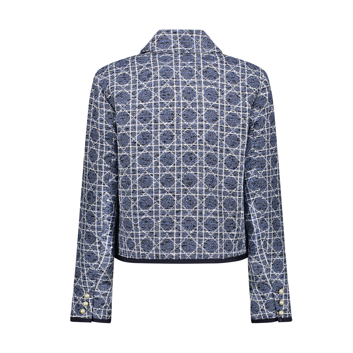 Geisha Tweed jasje indigo/navy