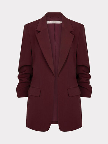 Esqualo Blazer met 3/4 mouw merlot