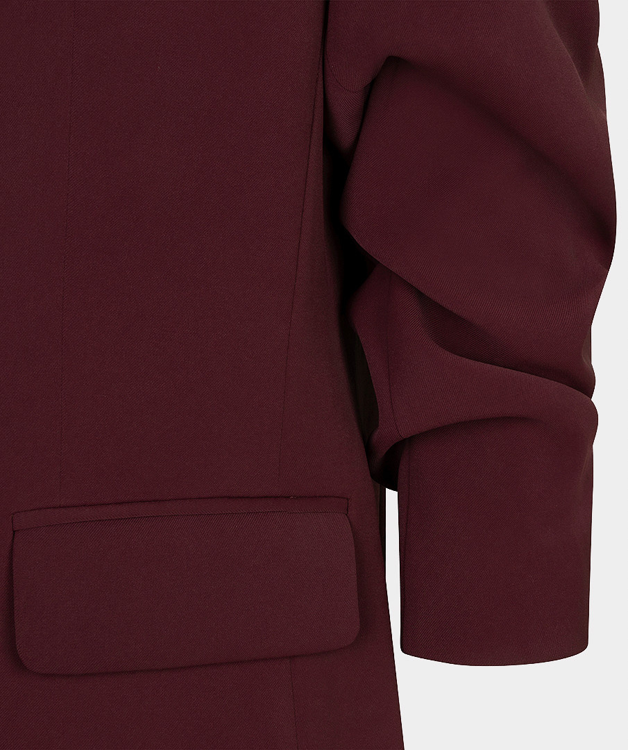 Esqualo Blazer met 3/4 mouw merlot