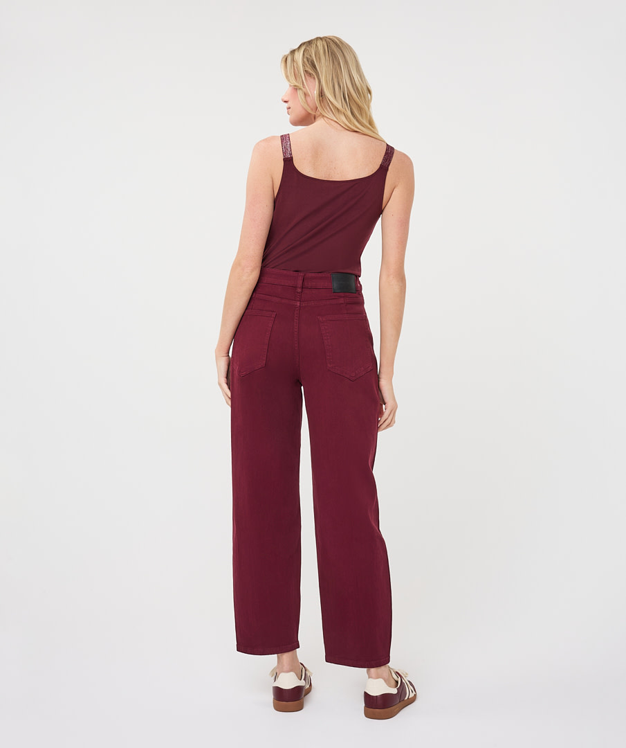 Esqualo Barrel jeans merlot
