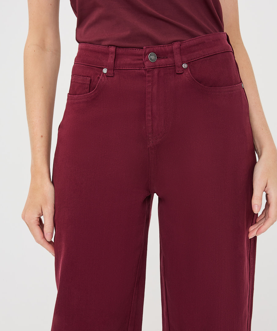 Esqualo Barrel jeans merlot