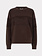 Esqualo Sweater met kant cacao