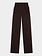 Esqualo Wijde broek met bies cacao