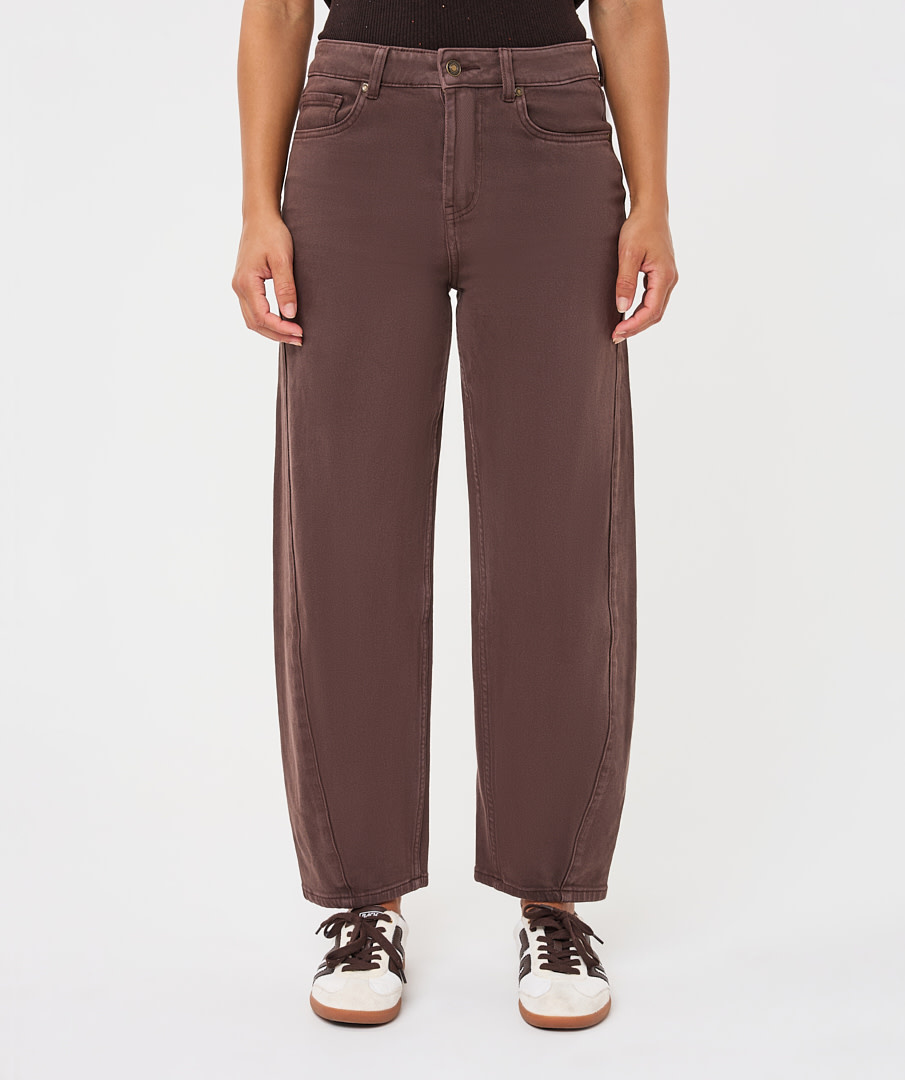 Esqualo Barrel jeans cacao