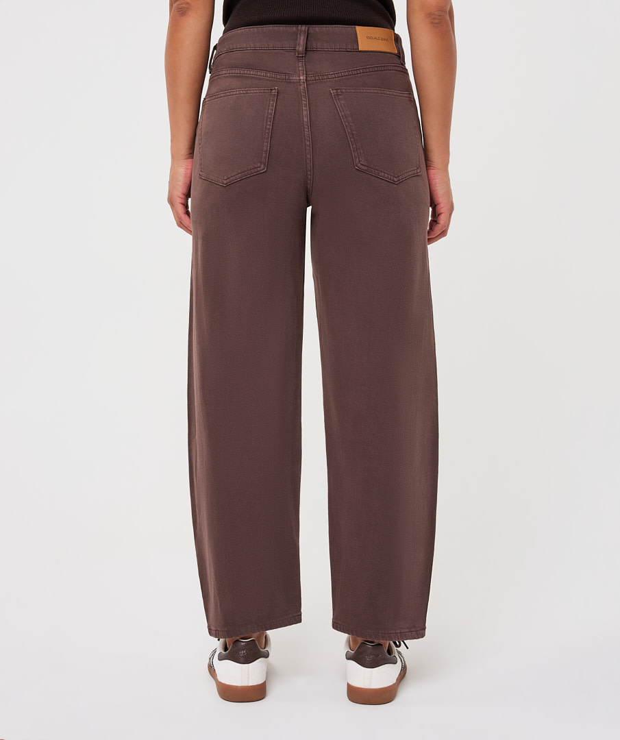 Esqualo Barrel jeans cacao