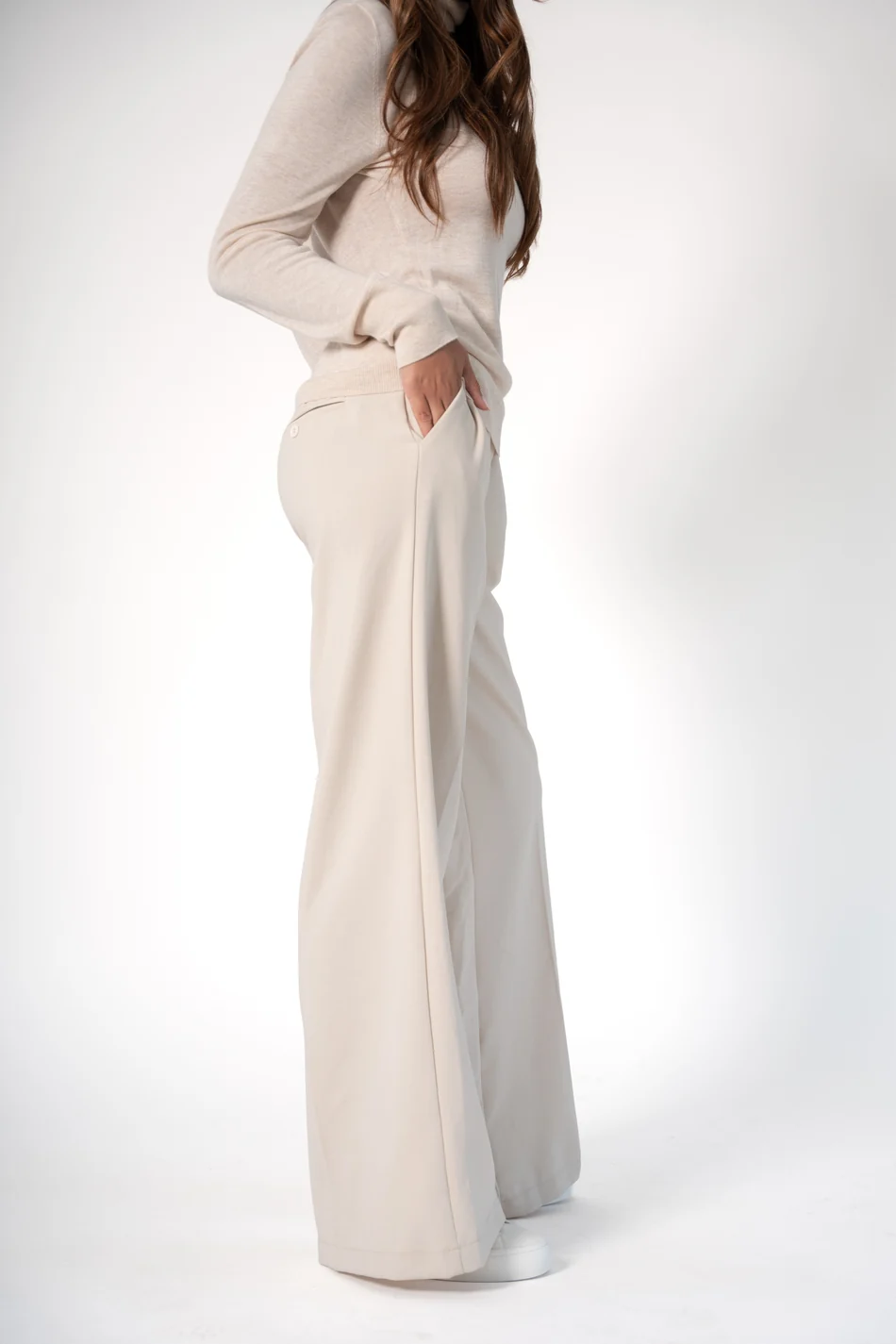 Corel Amsterdam Lior pants wide uni Destri Desert